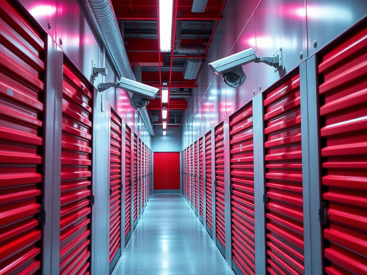 Climate-controlled secure storage facility